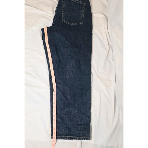 Lee Riders Jeans Women's 18 Medium Regular Fit Midrise Bood Cut Deep Dyed NWT - Picture 5 of 12